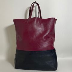 2511-196｜セリーヌ ホリゾンタルカバ トートバッグ レザー バイカラー 