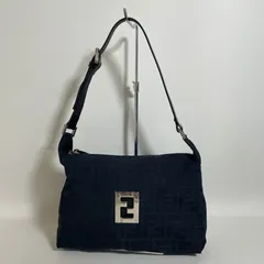 2604-281｜フェンディ ワンショルダーバッグ ブラック ズッカ柄