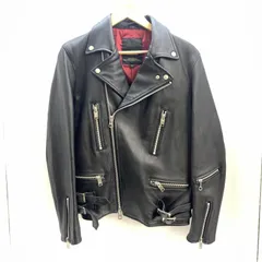 【中古】JACK ROSE 羊革 ダブルライダースレザージャケット 4 ブラック 230702J ジャックローズ[92]
