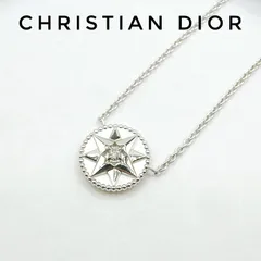美品<!-利用不可文字-!>CHRISTIAN DIOR ローズデヴァン ホワイトゴールド ネックレス 約38-42㎝ Yのサムネイル