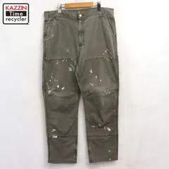 00s Carhartt ダック ダブルニー ワークパンツ メンズ 表記36×32サイズ