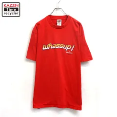 00s Fruit of the Loom メッセージ BUDWEISER 半袖Ｔシャツ メンズ 表記XLサイズ