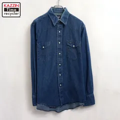 90s vintage Wrangler デニム ウエスタンシャツ メンズ 表記15 1/2サイズ