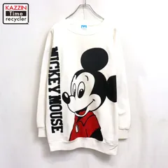 90s USA製 vintage Disney ミッキーマウス Mickey Mouse スウェット トレーナー メンズ 表記XLサイズ