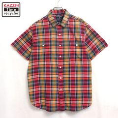 90s vintage RALPH LAUREN エルボーパッチ ラガーシャツ メンズ 表記L