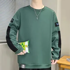 新品 トレーナー メンズ 長袖 秋冬 裏起毛トレーナー ロングtシャツ メンズ 無地 おしゃれ 大きいサイズ メンズトレーナー #kdfyc
