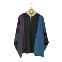 セントジョンズベイ STJOHNS BAY 90S クレイジーパターン ラガースウェット シャツ メンズ import：XL 