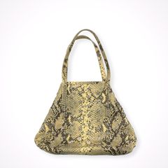 本蛇革 ヘビ柄 ショルダーバッグ 商売人にお勧め - メルカリ