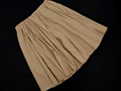 a.v.v アーヴェヴェ タック フレア スカート sizeM/ベージュ ■◇ レディースのサムネイル