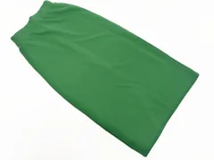 Discoat ディスコート スリット ロング タイト スカート sizeS/緑 ■◇ レディース