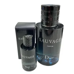 186005 現状品 Christian Dior クリスチャンディオール SAUVAGE ソヴァージュ　パルファン 60ml ・オードゥトワレ 10ml メンズ 2点まとめ売り