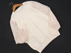 DRESKIP ドレスキップ レース ニット セーター sizeM/白 ■◇ レディースのサムネイル