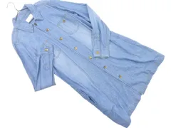 w closet ダブルクローゼット デニム シャツ ワンピース sizeF/青 ■◇ レディースのサムネイル