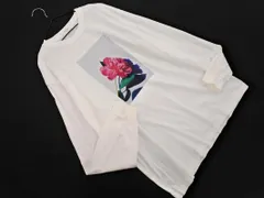 OPAQUE オペーク プリント オーバーサイズ カットソー sizeL/白 ■◇ レディースのサムネイル