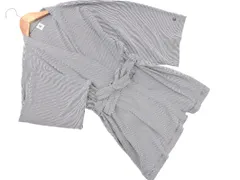 PETIT BATEAU プチバトー ボーダー カーディガン 白ｘ黒 ■◇ レディースのサムネイル
