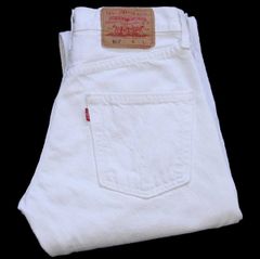 90s USA Levi's505 ゴールデンサイズホワイトデニム W34L30 - メルカリ