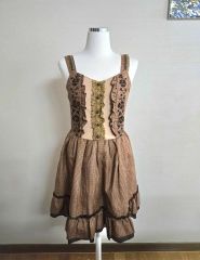 中古】OzzOn(オッズオン) 薔薇刺繍 ジャンパースカート - メルカリ