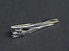 ■美品■ GIVENCHY ジバンシィ ヴィンテージ タイクリップ ネクタイピン アクセサリー ビジネス メンズ シルバー系 ゴールド系 DN0569のサムネイル