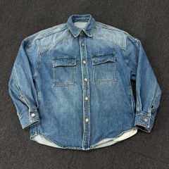 サブカルチャーS C SKULLTAG DENIM WESTERN SHIRT - メルカリ