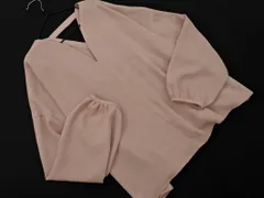 STUDIOUS ステュディオス Vネック ブラウス シャツ size0/ベージュ ■◇ レディースのサムネイル