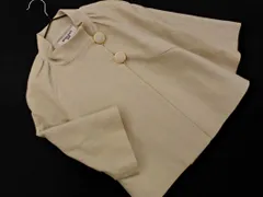 NATURAL BEAUTY BASIC ナチュラルビューティーベーシック スタンドカラー ジャケット sizeM/ベージュ ■◇ レディース