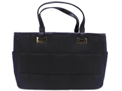 ANNE KLEIN アンクライン キルティング ハンド バッグ 黒 ■■ レディースのサムネイル
