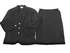 agnes b アニエスベー セットアップ ジャケット スカート スーツ size38/黒 ■◇ レディース