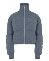 【美品】Alo フルジップ　ジャケット 新着☆送料関税込みAloYoga ロゴクロップドフルジップジャケット (ALO