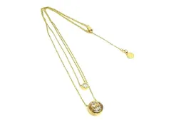 ■美品■ MICHAEL KORS マイケルコース ネックレス ペンダント アクセサリー レディース ゴールド系 DN1702のサムネイル