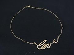 Tokyo ロゴ ネックレス ゴールド クレセントルナ - メルカリ