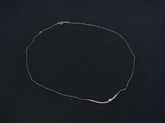■美品■ 4℃ ヨンドシー SV925 ラインストーン ネックレス ペンダント アクセサリー レディース ピンクゴールド系 DN1797のサムネイル