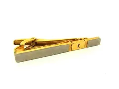 SAINT LAURENT サンローラン ヴィンテージ ネクタイピン タイクリップ アクセサリー メンズ シルバー系×ゴールド系 DN1976のサムネイル