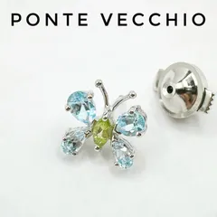 美品🌻PONTE VECCHIO マルチ ホワイトゴールド ブローチ Yのサムネイル