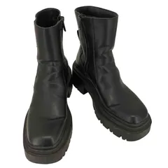 ザラ ZARA トラックソールショートブーツ レディース JPN：24.5 