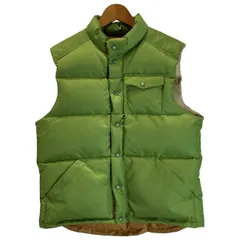 【中古】　AIGLE　ダウンベスト　アウター　ハイネック　フルボタン　無地　アウトドア　古着　/1152のサムネイル