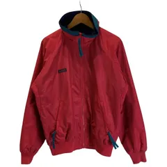 【中古】　Columbia　ナイロンジャンパー　ハイネック　フルジップ　無地　裏地フリース　アウトドア　古着　/1152