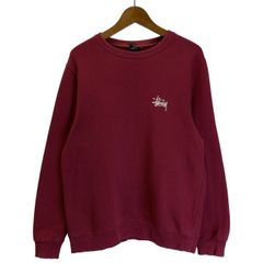 STUSSY ステューシー コットンスウェット マルーン系 Mサイズ - メルカリ
