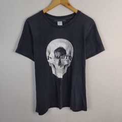 h.NAOTO ANARCHY スカルプリント Tシャツ ブラック h.NAOTOスカルプリント ラグランTシャツ 未着用 - メルカリ