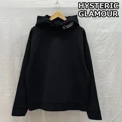 ヒステリックグラマー 01213CF04 HYS LOGO フェイクレイヤード プルオーバー フーディ パーカー ジャージ―素材 メンズ FREE ISItems【USED】【古着】【中古】50158855