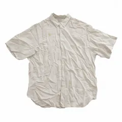 STEVEN ALAN スティーブンアラン リネン ボタンダウンシャツ トップス 半袖 LOOSE FIT サイズXL ライトベージュ メンズ 【中古】のサムネイル