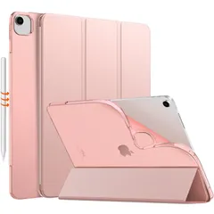 13 ケース 2025/2024 Air Air Air 13 M2 iPad カバー 2024 iPad オートスリープ機能 薄型 2026 PU+TPU 三つ折り 保護ケース スタンドケース 半透明 M4 ソフト マイクロファイバー裏地 13インチ 耐衝撃