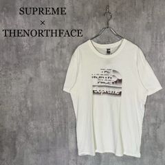 Supreme ノースフェイス コラボ Tシャツ L ホワイト グラデロゴ - メルカリ