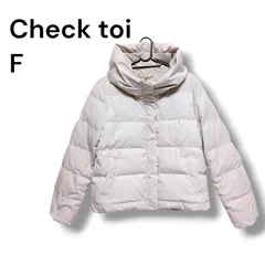 a2532 Chez toi シェトワ ショートダウンジャケット ベージュ F ダウン80%のサムネイル