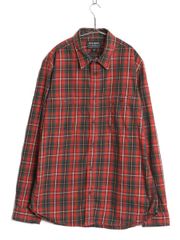 【お得なクーポン配布中!】 US企画 フィルソン チェック 長袖 フランネル シャツ メンズ L 古着 コットン ネルシャツ 長袖シャツ マルチカラー カジュアル 日本未発売