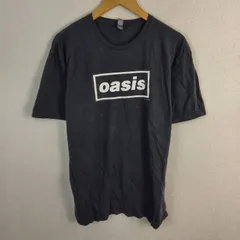 oasis オアシス Tシャツ ボックスロゴ ブラック XL メンズ 古着 バンT ストリートのサムネイル