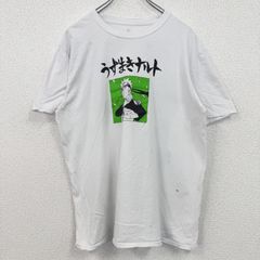NARUTO 나루토 반소매 애니메이션 프린트 T셔츠 JUMP 점프 크루 넥 레트로 디자인 L사이즈 헌옷[가격 인하 교섭 OK!]