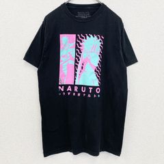00s NARUTO 우즈마키 나루토 질풍전 멕시코제 반소매 애니메이션 캐릭터 프린트 T셔츠 빈티지 M사이즈 헌옷[가격 인하 교섭 OK!]