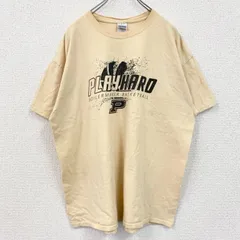 GILDAN　ギルダン　半袖スポーツプリントTシャツ　バスケ　レトロ　クルーネック　黄色　イエロー　XLサイズ　古着【値引き交渉OK！】