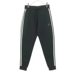未使用 adidas アディダス ワンポイントロゴ スウェットパンツ L ブラック レディース 古着