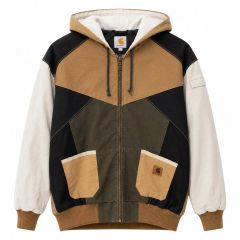 Carhartt カーハート リメイク ジャケット 迷彩 カモ ダック フード 